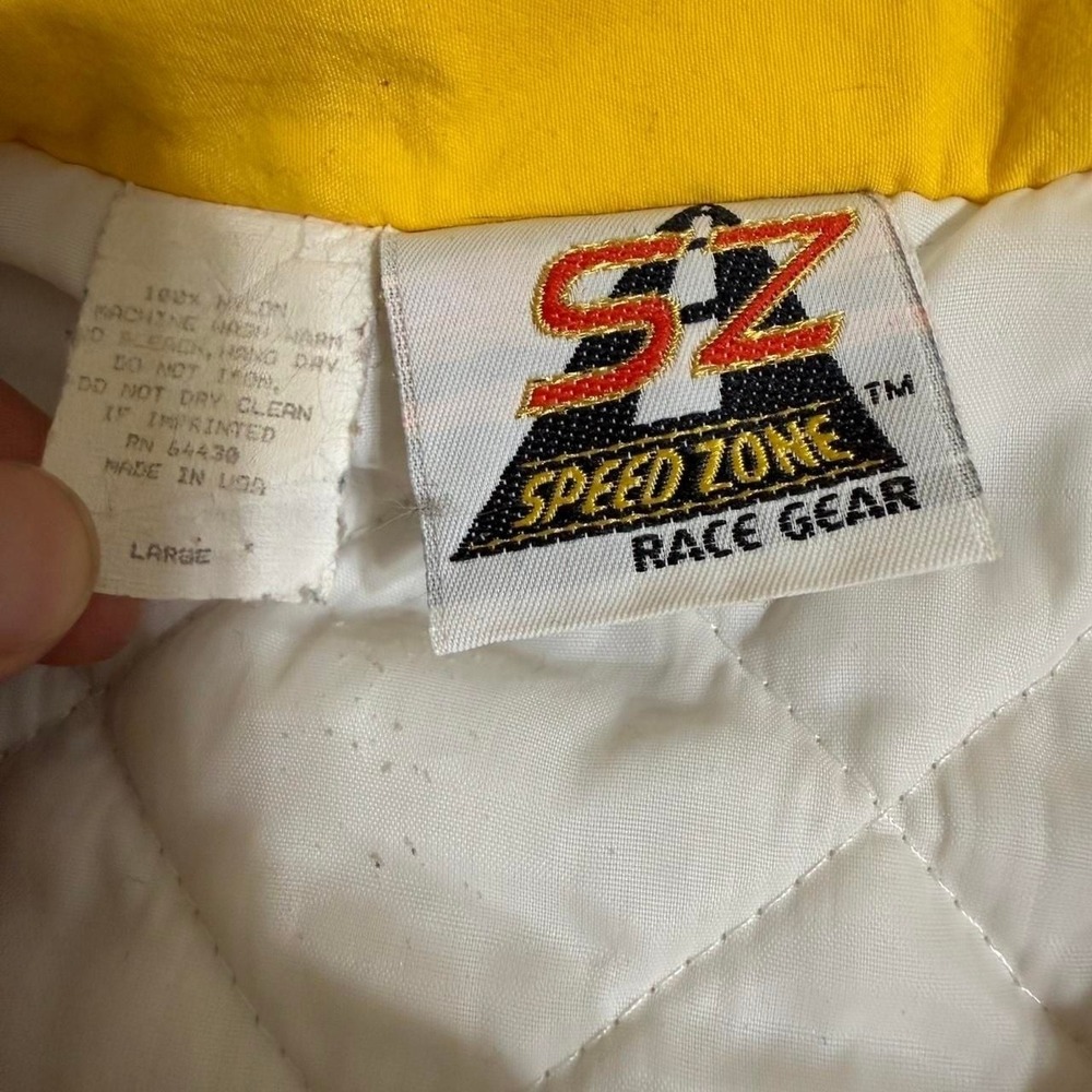 Vintage Rusty Wallace #2 NASCAR Racing Jacket, Speed Zone, Size Large — Made i - Picture 2 of 3